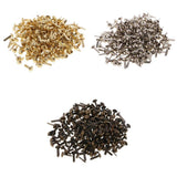 ECOMISTIQ 600x Lots Iron Brads Cute Decorative Paper Fasteners Scrapbooks DIY Decors | Decorative Brads | Scrapbooking Embellish