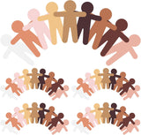 54 Pcs, People Paper Cutouts, Paper Cutouts, Classroom Decorations, Paper People Cutouts for Crafts, School Art Project Decorati