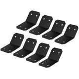 Fanmao 8-Pack 45 Degree Angle Brackets for 6x6 Nominal Posts, Pergola & Gazebo Lumber Connector, 11-Gauge
