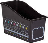 CHALKBOARD BRIGHTS PLASTIC BOOK BIN