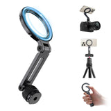 Ulanzi MA07 Magnetic Phone Tripod Mount for Magsafe, Aluminum Camera Phone Mount with 1/4 Screw, Cold Shoe Magnetic Tripod for C
