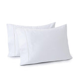 100% Egyptian Cotton Pillow Cases Set of 2 Standard Size