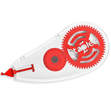 STAPLES Correction Tape, Easy Topwinder Applicator for Instant Corrections, 10-Pack, White