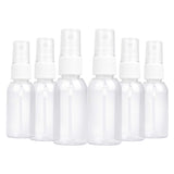 TRENDBOX 6 Pack Empty Transparent Plastic Fine Mist Spray Bottle 30 ml (1 oz)