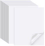 Printable Sticker Paper for Inkjet Printer, 300 Sheets 8.5 x11 Matte Sticker Printer Paper Full Sheet Labels for Laser/Inkjet