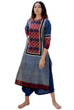 Gosriki Women'S Rayon Viscose Printed Straight Kurta (Tharak Multi-Gs_M_Multicolor_Medium),Multicolour,,B0DX2472MD