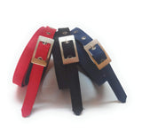 Generic Ladies Formal Casual Denim Material Jeans Belt 3Pcs Black Red Nevyblue