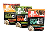 Nature's Diet Simply Raw Freeze-Dried Whole Food Meal - 1 lb Sample 3 Pack Fresh Food with Muscle, Organ, Bone Broth, Whole Egg,