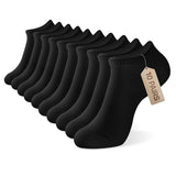 Monfoot Cotton Low Cut Casual Running Moisture Wicking Sneakers Short Socks White Grey Black Pairs For Men & Women