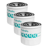 3 Pack - Genuine Kubota Oil FIlter Part # HH150-32430 & HH1J0-32430