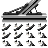 Seekliny 12pcs 3030 45/135 Degree Angle Corner Bracket 3030 Extrusion Hardware T-Slot V-Slot Accessories with Screws and Nuts fo