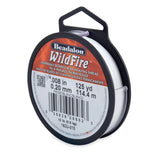 Beadalon Wildfire, 0.008 in, 0.20 mm, Break Strength 12 lb / 5.5 kg, Frost, 125 yd / 114 m