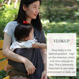 Vlokup Baby Water Ring Sling Carrier | Lightweight Breathable Mesh Baby Wrap for Infant, Newborn, Kids and Toddlers | Perfect fo