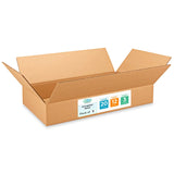 Large Shipping & Moving Boxes 20 x 12 x 3 inches (5-Pack) - Extra Strength 200 lb vs Regular - Corrugated Shipping Boxes for USP