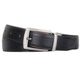 Flotex PuLeather Belt For MenS/Boys Black Color Reversible (FlblLinrH3)