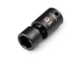 TEKTON 3/8 Inch Drive x 16 mm Shallow 6-Point Universal Joint Impact Socket | SID18116