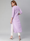 Gosriki Women'S Cotton Blend Printed Straight Chikankari Embroidered Kurta (Nal Purple-Gs_S_Purple_Small),Purple,,B0C36QD16D