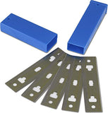 Unger Professional Replacement Window and Glass Scraper Blades, 4 (5 Blades)