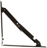 JR Products 20735 Folding Shelf Bracket - Brown, 7.75 x 7.75 x 11.75
