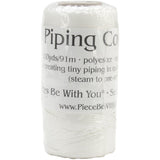 Pieces Be With You 100-Yard Piping Hot Polyester Cording, 1/16-Inch, White