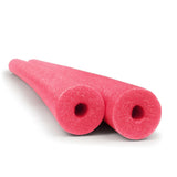 2 Pack Oodles 55 Inch x 3.5 Inch Jumbo Swimming Pool Noodle Foam Multi-Purpose RED