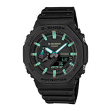 Casio G-Shock Ga-2100Rc-1Adr Black & Rusted Analog-Digital Dial Black Resin Strap Men'S Watch Shock And 200M Water Resistant G13