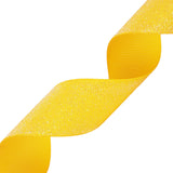 Morex Ribbon Dazzle Glitter Grosgrain Ribbon, 7/8-Inch by 5-Yard, Daffodil (99005-645)