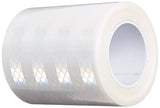 TapeCase 3M 3430 White Micro Prismatic Sheeting Reflective Tape 3 Width x 5yd Length (1 roll) (558886)