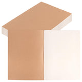 SOUJAP 20 Pcs 11 x 8.2 Inch Blank Kraft Notebook, A4 Brown Sketchbook 30 Sheets/60 Pages 70gsm for Drawing, Project Planning and