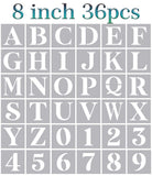 Letter Stencils for Painting 8 Alphabet Stencils