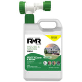 RMR House and Siding Wash CommercialGrade Outdoor Stain Remover for Mold, Mildew, and Algae, 64 Ounce Bottle With HoseEnd Ad