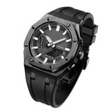 jeraland 5th ga2100 mod Fluororubber Strap Metal Bezel for G-Shock GA 2100/2110 Replacement Watch Band casioak mod gen 5 Convers