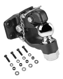 VEVOR Pintle Hook, 30000 lbs Towing Capacity, Trailer Hitches Receiver Hook Combination 2-5/16-inch Hitch Ball, Fits 2.5 to 3-in