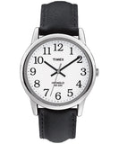 Timex Mens T205019J Easy Reader Black Leather Strap Watch