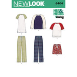 New Look Sewing Pattern UN6404A Autumn Collection Misses & Mens Separates Sewing Patterns, A