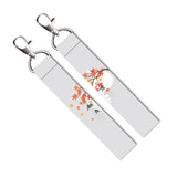 Isee 360 2 Pcs Maple Tree Leaves Lanyard Tag With Swivel Lobster For Gift Luggage Bags Backpack Laptop Bags L X H 5 X 0.8 Inch