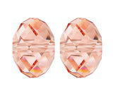 100pcs Adabele Austrian 6mm Faceted Loose Rondelle Crystal Beads Light Peach Pink Spacer Compatible with 5040 Swarovski Crystals