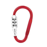 MyyYiTar Large 4.8 inch Carabiner with Built-in 3-Digit Combination Lock - Durable Aluminum Alloy, Keyless Security for Everyday