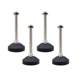 T Tulead Adjustable Feet Leveler Furniture Glides Leveling Feet Cabinet Levelers Swivel Feet Anti-Slip Workbench Legs D60 M12