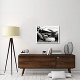 Vintage American V-Twin Engine (Detail)-Paper Art-34,,X26,,