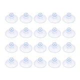 Outus Small Clear Plastic Suction Cup Without Hooks -20 mm -20 Packs