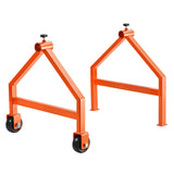VEVOR Wire Spool Rack, 220 lbs Load Capacity, Portable Cable Caddy, Moveable Wire Rack with Wheels, Spool Holder, Up to 29.9 in