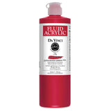 DA VINCI PAINTS Professional Artist Fluid Acrylic Paint, Quinacridone Crimson, 16oz