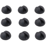 Bluelounge BLUCDMBL CableDrop Cable Clip, 0.40 x 0.80 x 0.80, Black, 9 Piece
