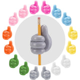 48 Pack Adhesive Pencil Holders ThumbShaped Back to School,Multicolor