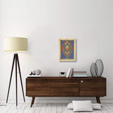 A Man Enthroned Within A Mandorla In A Tree-Canvas Art-18X24