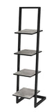 Convenience Concepts Designs2Go 4 Tier Ladder Bookshelf, Faux Birch / Black