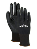 MAGID ROC Lightweight Polyurethane Palm Coated Black Work Gloves Size 5/XXS (1 Pair)