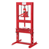 ElfinAura 12-Ton Hydraulic Press, H-Frame Heavy Duty Benchtop Hydraulic Shop Press with 2 Press Plates, Adjustable Garage Floor
