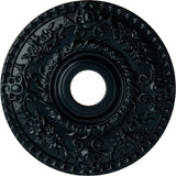 Ekena Millwork CM18RONSF Rose Ceiling Medallion, 18 OD x 3 1/2 ID x 1 1/2 P, Night Shade